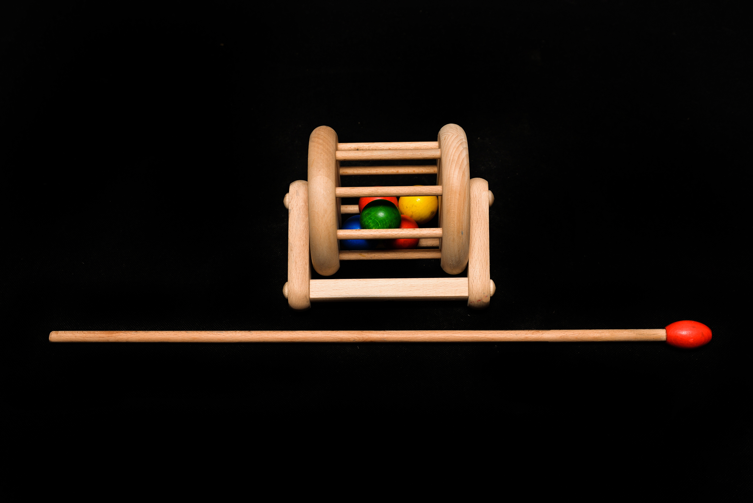 Toy on a stick "DRUM" - image