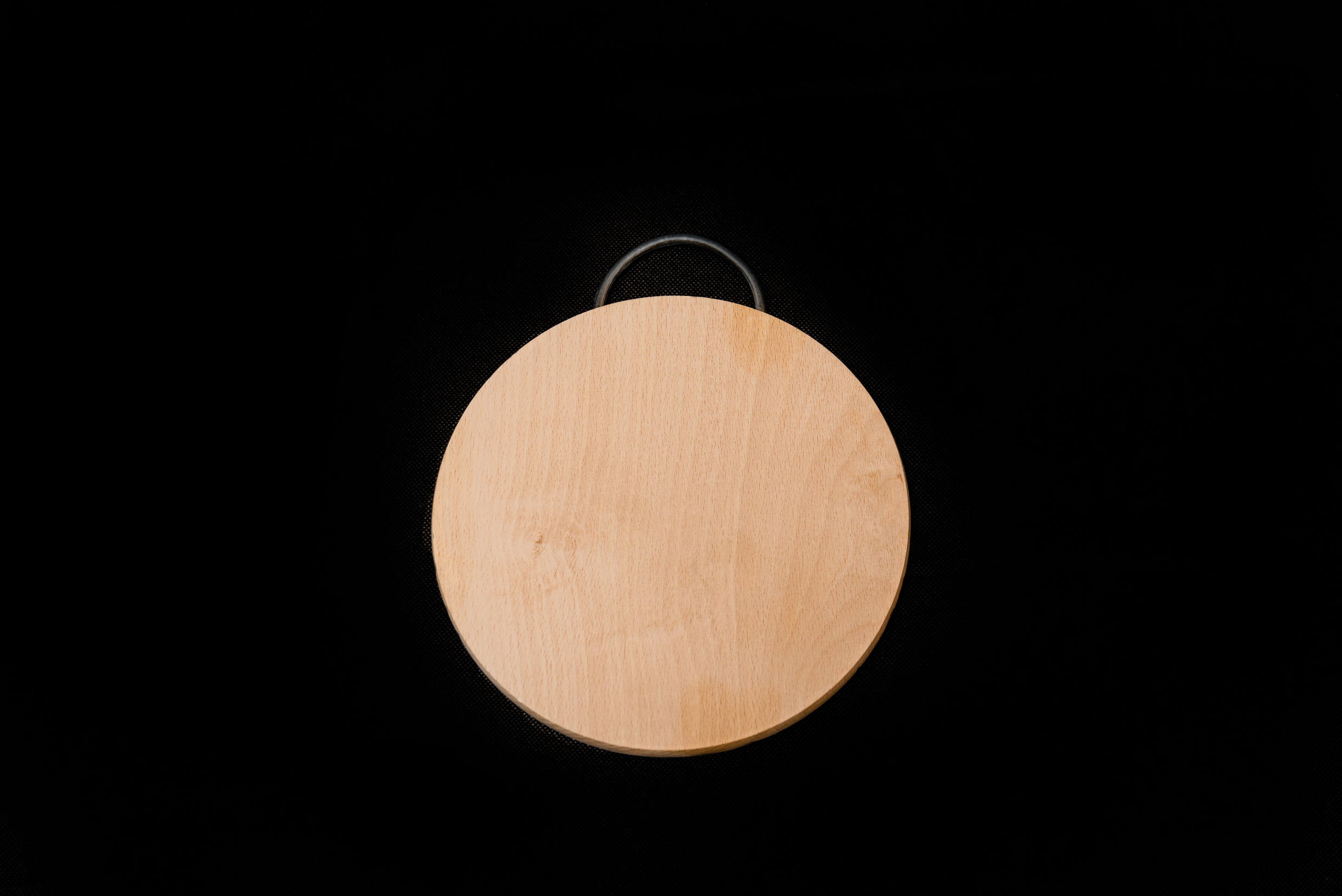 Round boards with metal handle - image