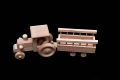 "Tractor with trailer" - image
